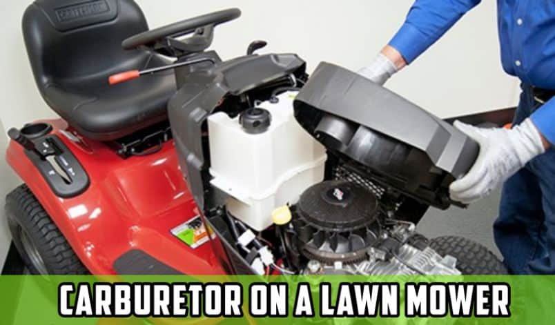 Carburetor on a Lawn Mower