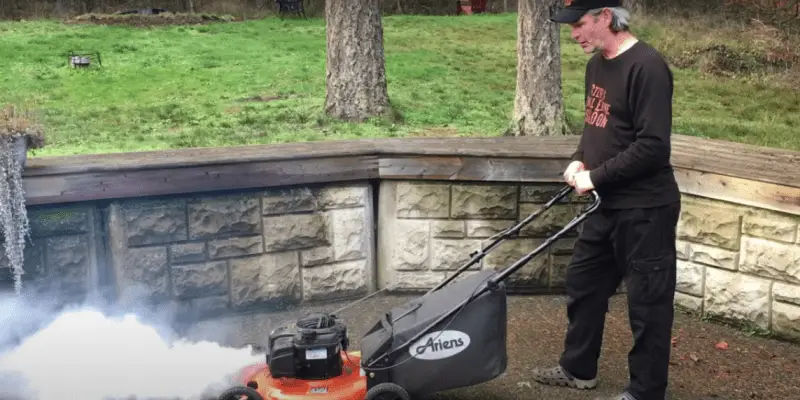 How To Stop Lawn Mower From Smoking